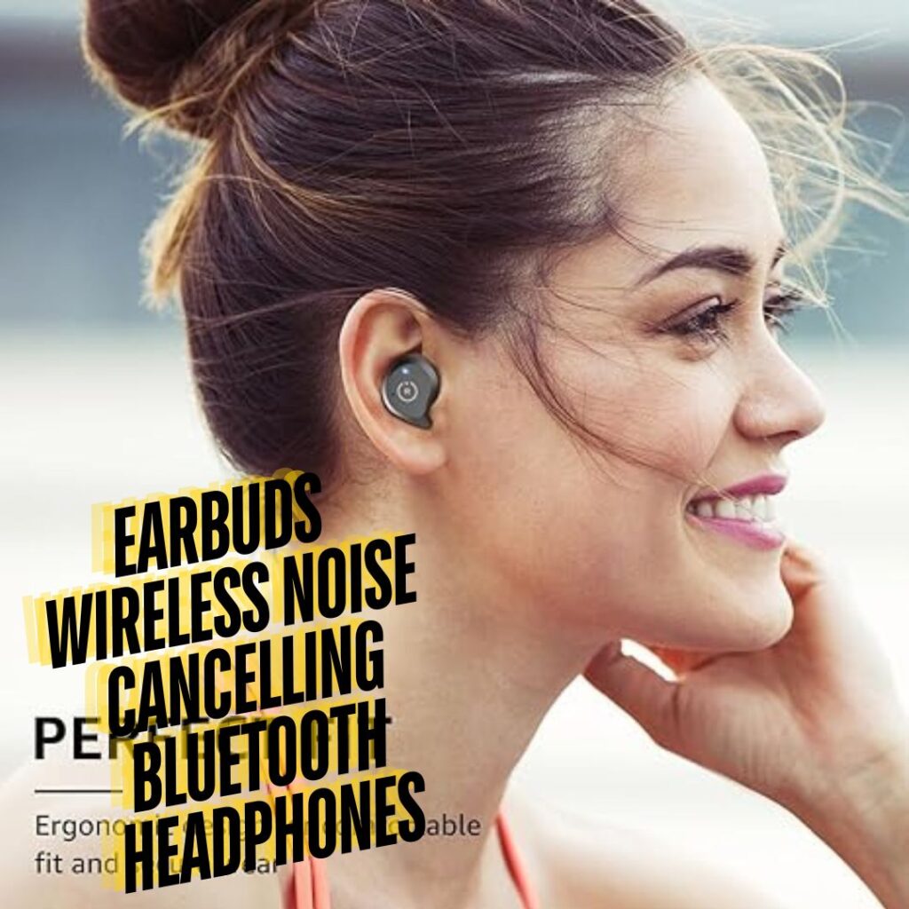 Earbuds wireless noise cancelling Bluetooth Headphones