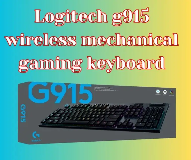 Logitech g915 lightspeed wireless RGB mechanical gaming keyboard